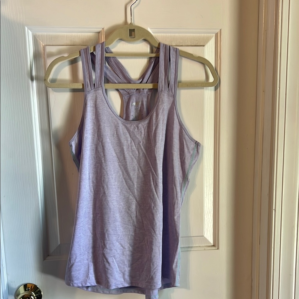 Avia Purple Tank Top Lightweight Scoop Neck